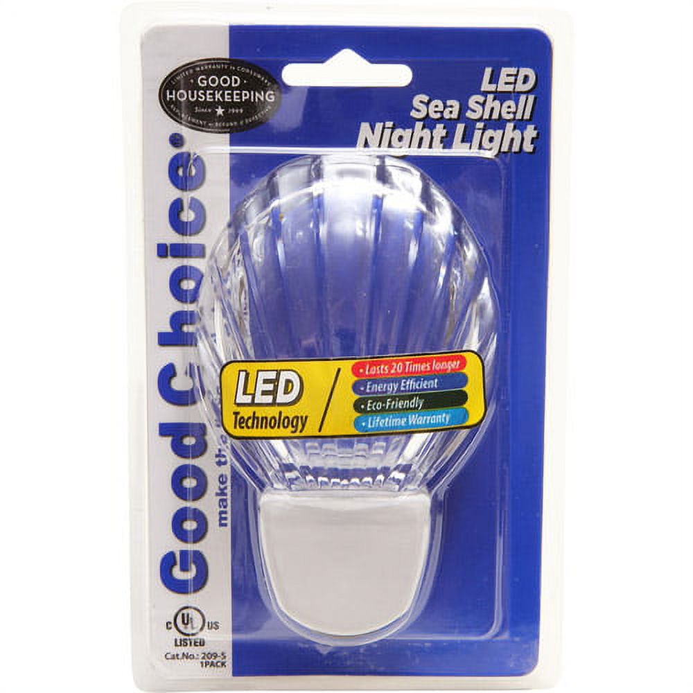 Good Choice LED Crystal Night Light, Sea Shell - image 1 of 4