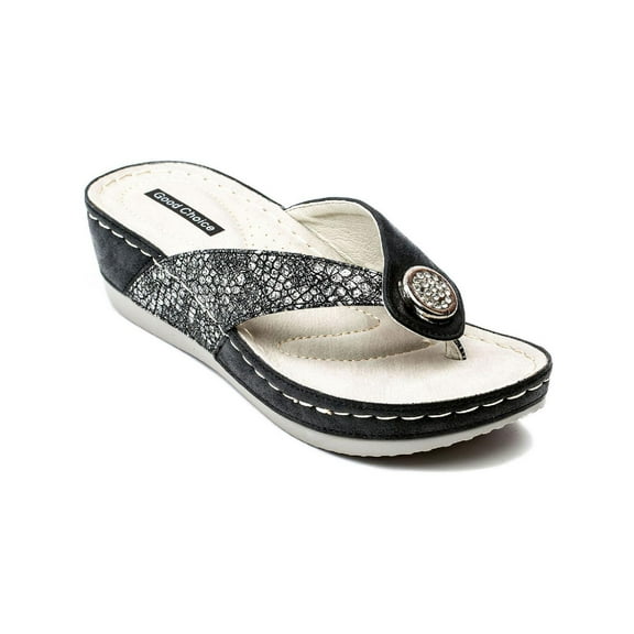Good Choice Womens Dafni Wedge Slip On Platforms