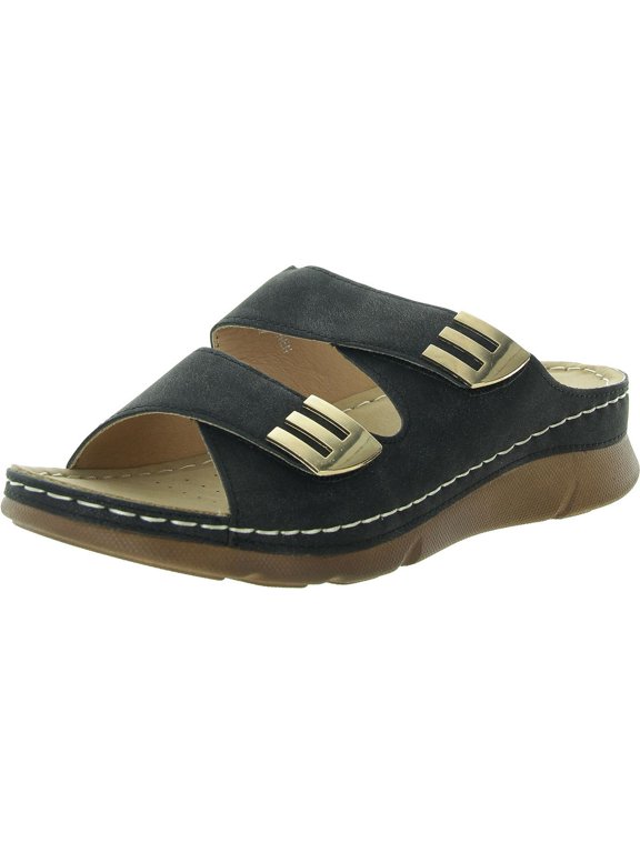 Womens GRETCHEN Laceless Nylon Slide Sandals