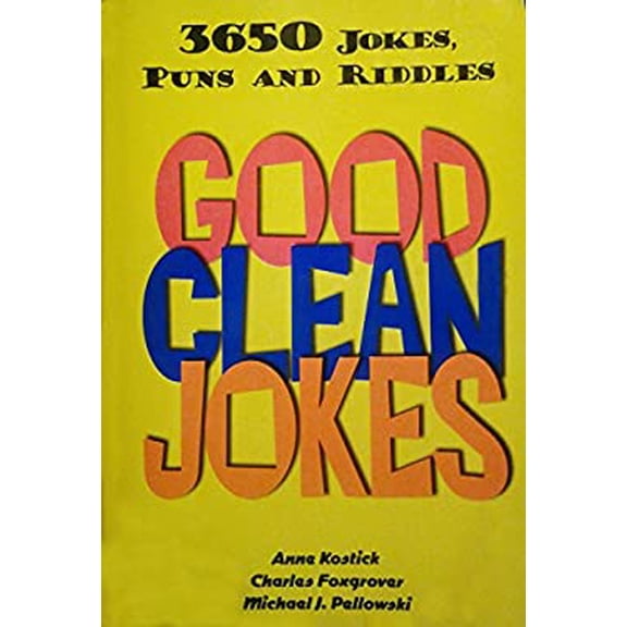 Pre-Owned Title: Good Clean Jokes 3650 Jokes Puns and Riddles 3650 Paperback