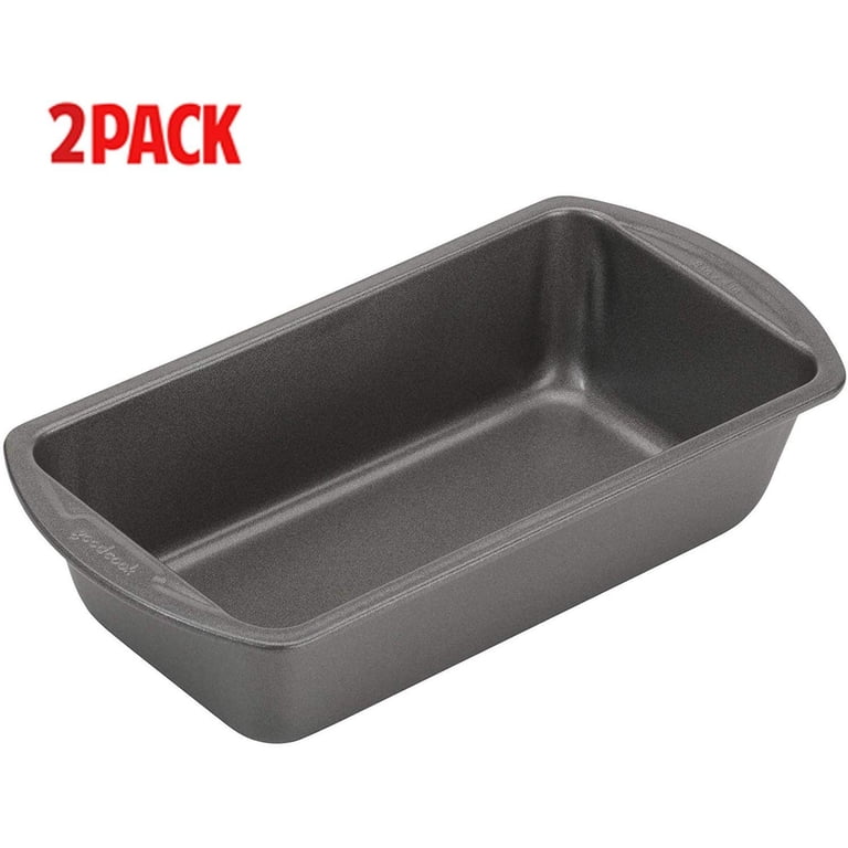 panpan　グレー38 Good Cook 04025 4025 Loaf Pan, 8 x 4 Inch, Grey 2-pack - Walmart.com