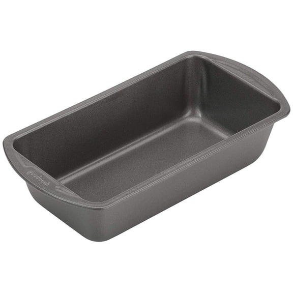 Good Cook 04025 4025 Loaf Pan, 8 x 4 Inch, Grey