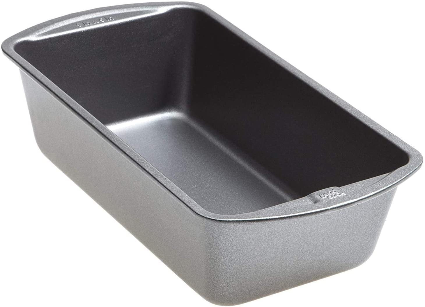 Basics Rectangular Baking Bread Loaf Pan, 9.5 x 5 Inch, Set of 2,  Gray