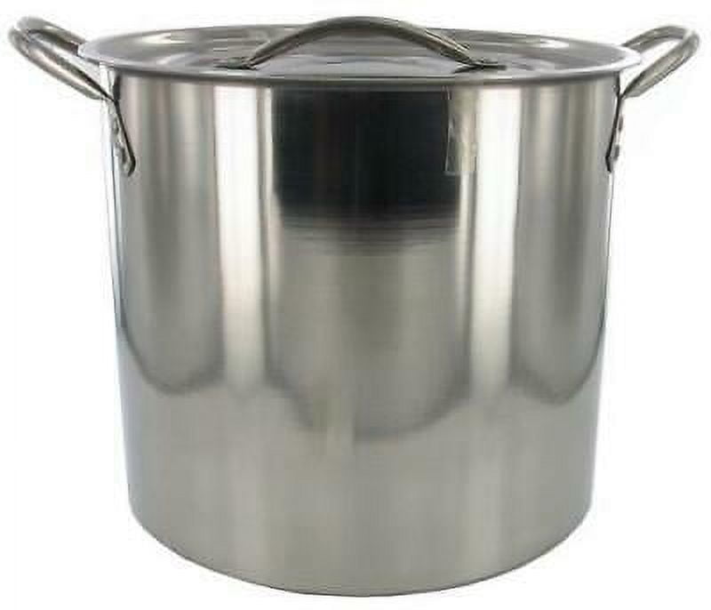 Herogo 12-Quart 18/10 Stainless Steel Stock Pot with Lid, Large Heavy Duty Soup  Pot Compatible with Electric, Gas, Induction and Gas Cooktops, Dishwasher  Safe - Yahoo Shopping