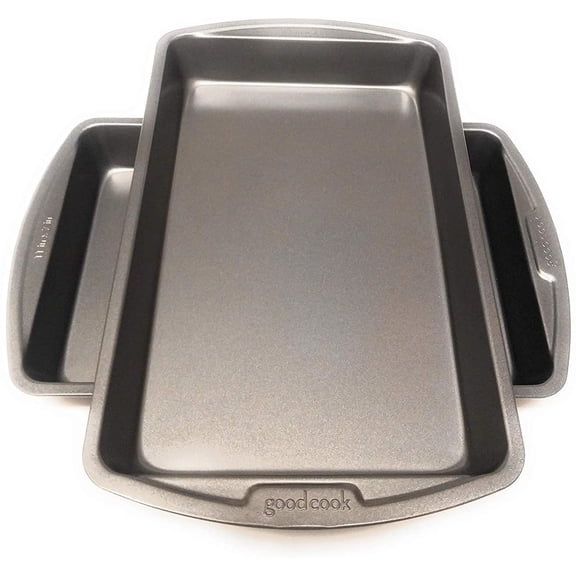 Good Cook 11 Inch x 7 Inch Biscuit/Brownie Pan 2 pack