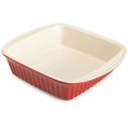 thumbnail image 1 of Good Cook 2 Quart Square Ceramic Dish, Red, 1 of 2