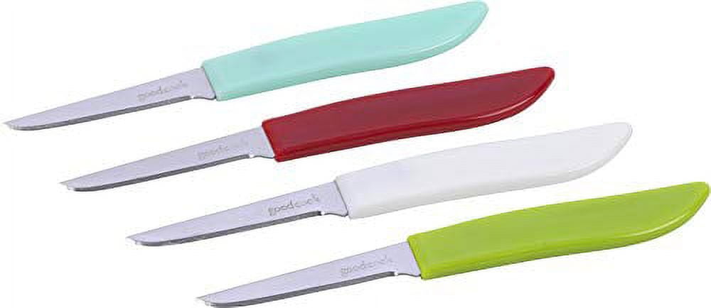 Good Cook 4-Piece Quick Paring Knife Set, multi-color, Small