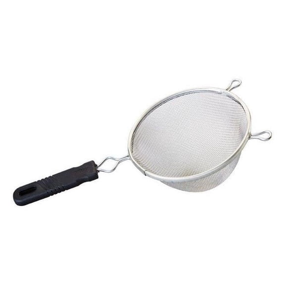GoodCook 6-Inch Aluminum Mesh Strainer With Non-Slip Handle