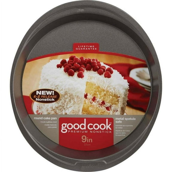 Good Cook 9 In. Round Non-Stick Cake Pan..