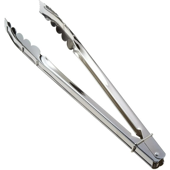 Good Cook Classic 12-Inch Tongs Kitchen Essentials, Silver