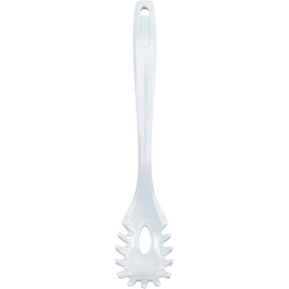Good Cook Classic 12-inch White Melamine Pasta Server