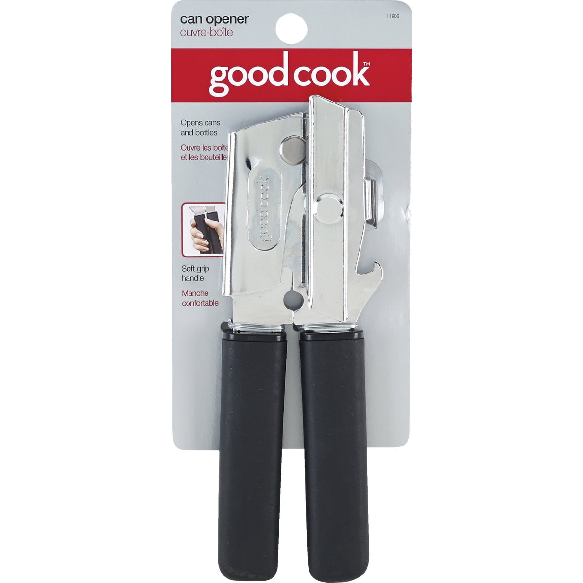 GoodCook Deluxe Grip Can Opener - Ergonomic Handle - Pack of 12 — Residential Use, Standard Application