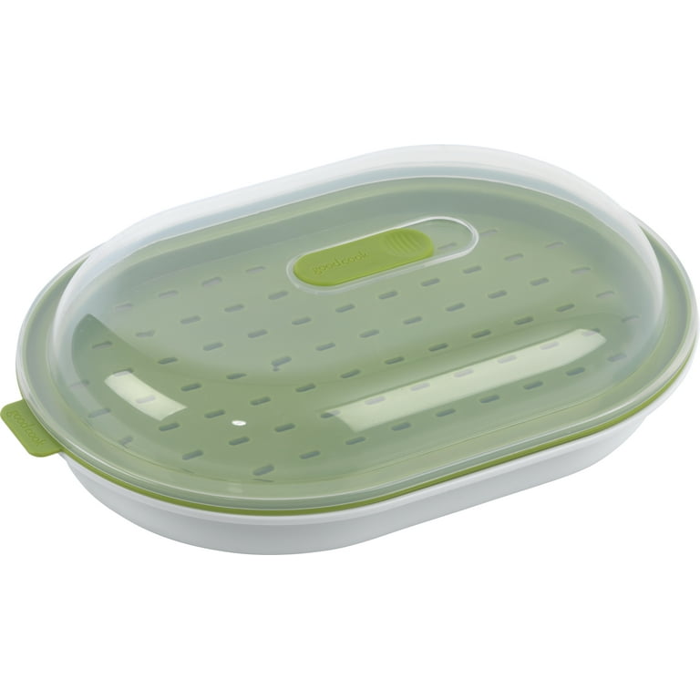 Microwave Glass Food Steamer, Microwavable Vegetable Steamer