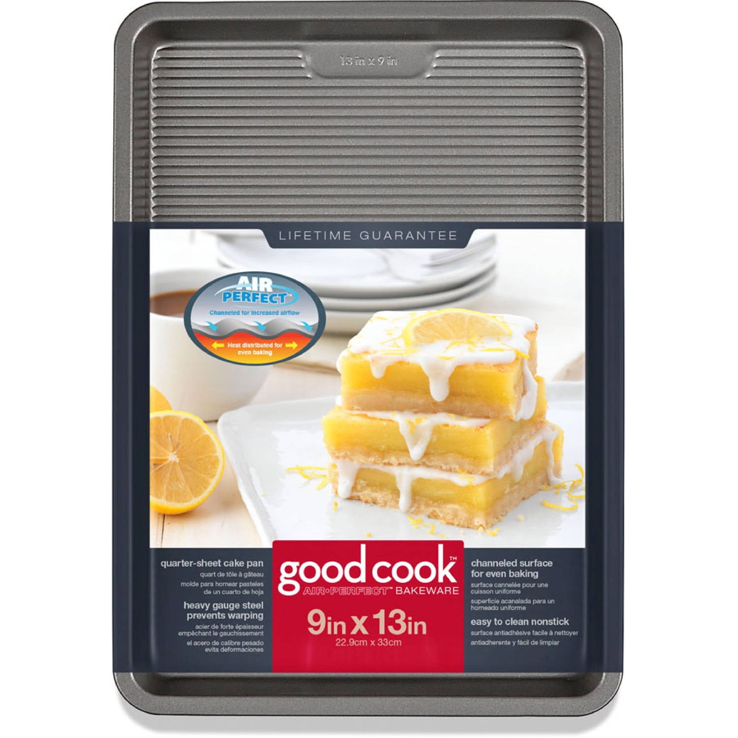 GoodCook® Covered Nonstick Cake Pan - Silver, 13 x 9 in - Ralphs
