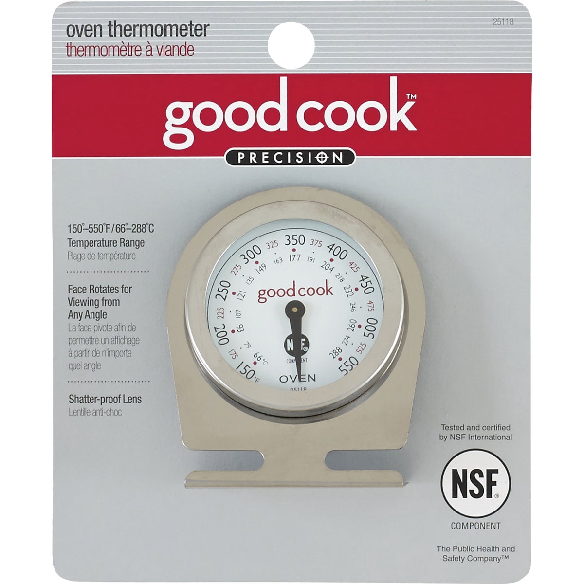 GoodCook Good Cook Oven Thermometer Pack of 4 — Residential Use, Standard Application