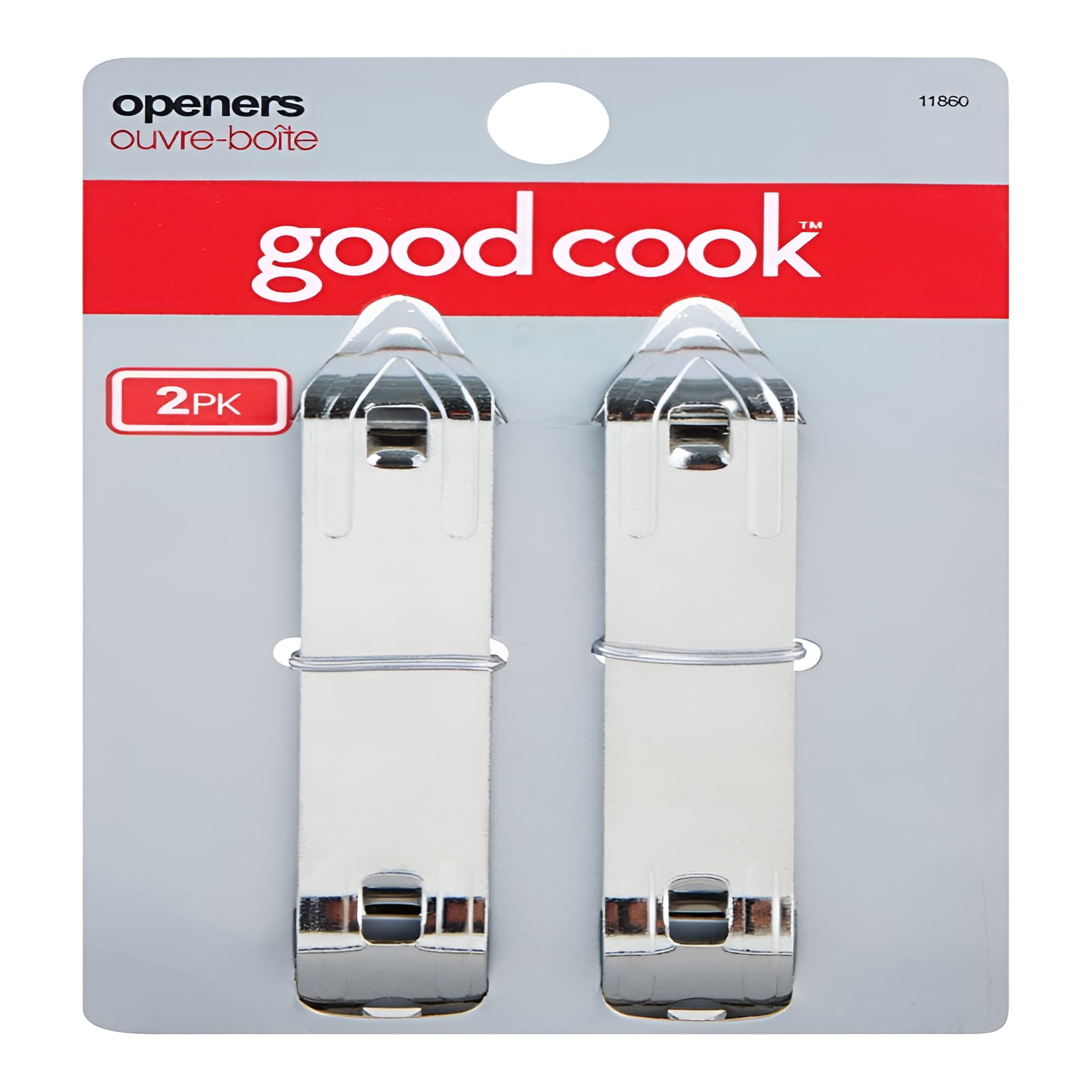 Good Cook Silver Stainless Steel 2-Pack Can Tapper Set