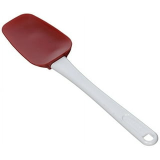 Met Lux Red High Temperature Rubber Spatula - Flat - 14 inch - 1 Count Box