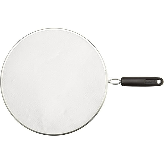 GoodCook Splatter Screen - BPA-Free, Plastic Handle - 1 Piece, 11.25 Inch, Silver