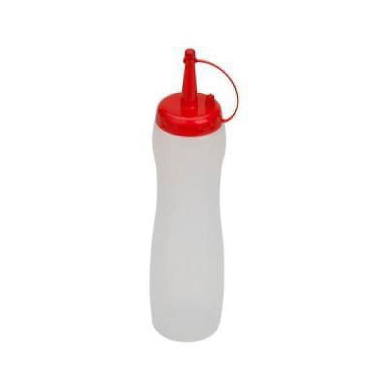 4 oz Small Plastic Squeeze Bottles with Caps - 8 Pack - Great for Pancake Art, C