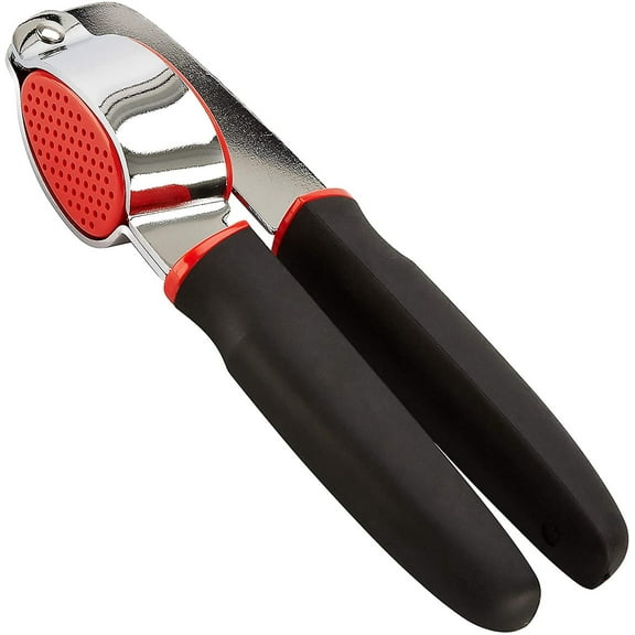 GoodCook Touch Garlic Press - Rustproof Manual Self-Cleaning Design - Silver, One Size