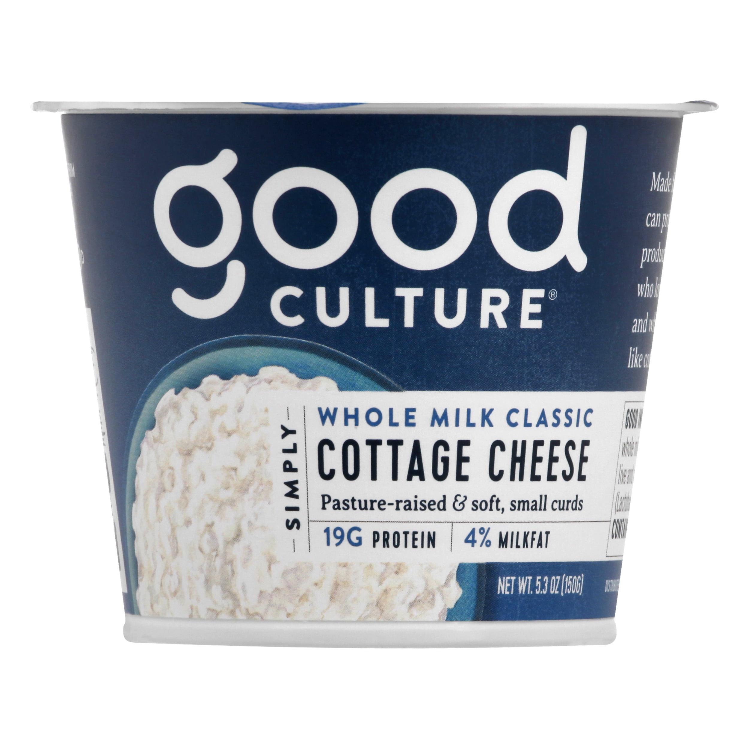 Good Culture Classic 4 Milk Fat Cottage Cheese, 5.3 Oz