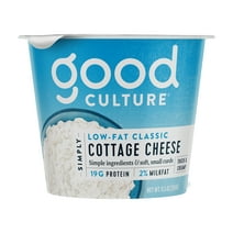 Good Culture Classic Simply Cottage Cheese, 2% Milk Fat, 19 g Protein, 5.3 oz