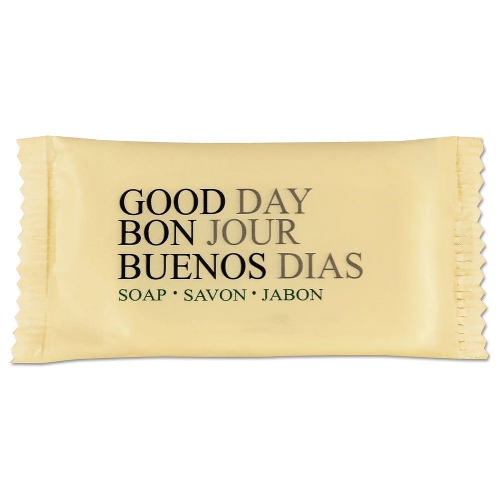 Good Day 390075 0.75 oz. Individually Wrapped Bar Soap Pleasant Scent