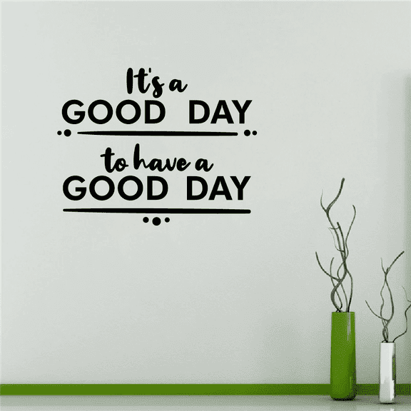Good Day Quote Classroom Wall Decals Stickers Education Educational Quotes for Teachers Students School Room Nursery Kindergarten Library Home Art Decals Wall Art Vinyl Decoration Size (8x10 inch)