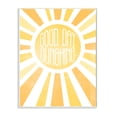 thumbnail image 1 of Stupell Industries Good Day Sunshine Greeting Bright Yellow Rays ,10 x 15,Designed by Susan Ball, 1 of 6