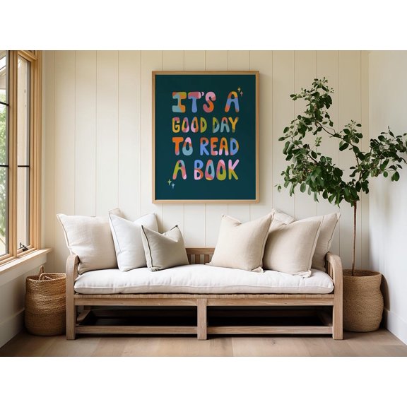 Good Day To Read Wall Art Print, Unframed Paper Poster 8x10in