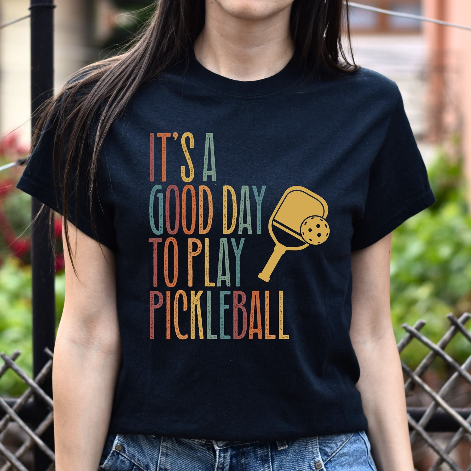 Good Day to Play Pickleball Paddle Sports Player Graphic T-Shirt ...