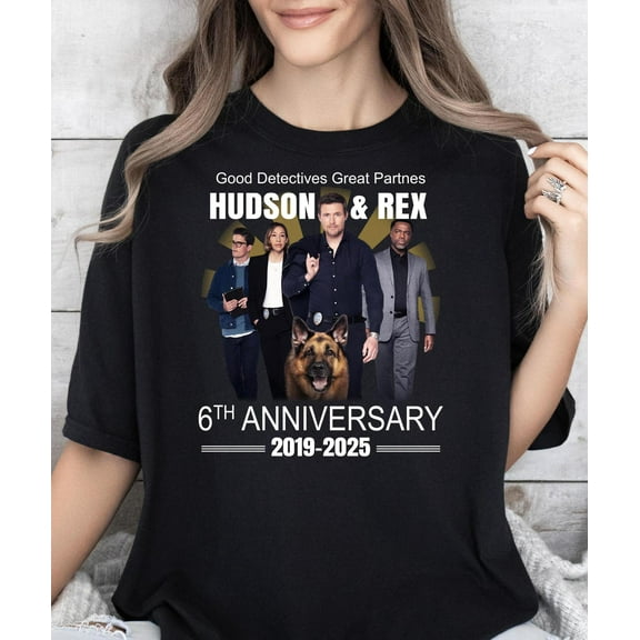 Good Detectives Great Partners Hudson And Rex 6Th Anniversary###ANANDHIS ART LLC