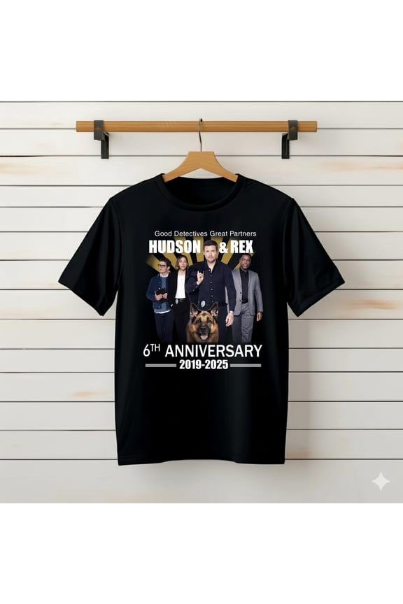 Good Detectives Great Partners Hudson And Rex, JEANNELABER T-Shirt