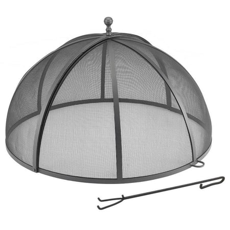 Good Directions 37 Inch Powder Coated Steel Extra Large Fire Pit Spark Screen