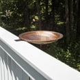 thumbnail image 1 of Good Directions BBD18 Pure Copper 18" Deck Mount Bird Bath Birdbath, 1 of 9