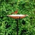 thumbnail image 1 of Good Directions BBG Pure Copper Garden Pole Bird Bath, 13" Basin, 1 of 9