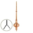 thumbnail image 1 of Good Directions Morgana Pure Copper Rooftop Finial with Roof Mount by, 1 of 4