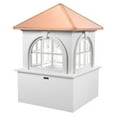 thumbnail image 1 of Good Directions Smithsonian Arlington Vinyl Cupola with Copper Roof - 26" Sq x 37"H, 1 of 3