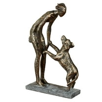 Good Dog Table Sculpture Bronze Table Sculpture