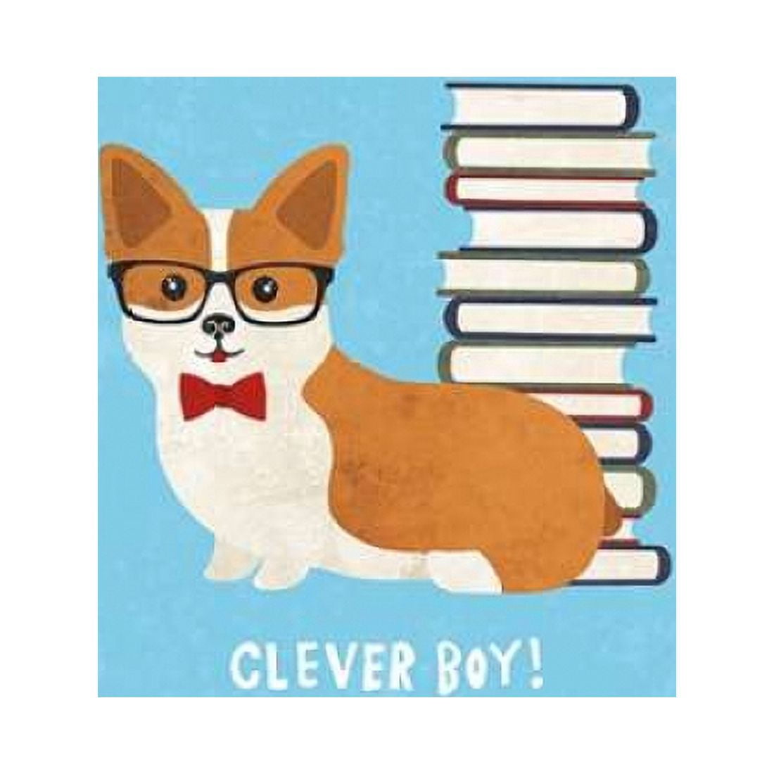Good Dogs Corgi Bright Canvas Art - Moira Hershey (24 x 24)