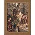 thumbnail image 1 of Good Dwarf, can you not tell me where my brothers are 20x24 Gold Ornate Wood Framed Canvas Art by Rackham, Arthur, 1 of 2