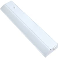 White 18-Inch LED Under Cabinet Light Bar with Frosted Diffuser