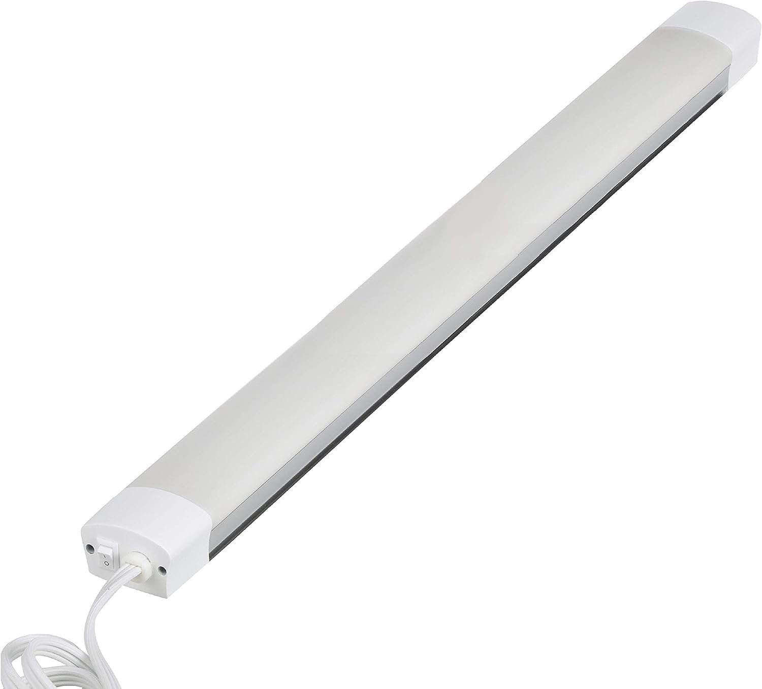 24-Inch White LED Under Cabinet Light Bar with Frosted Diffuser