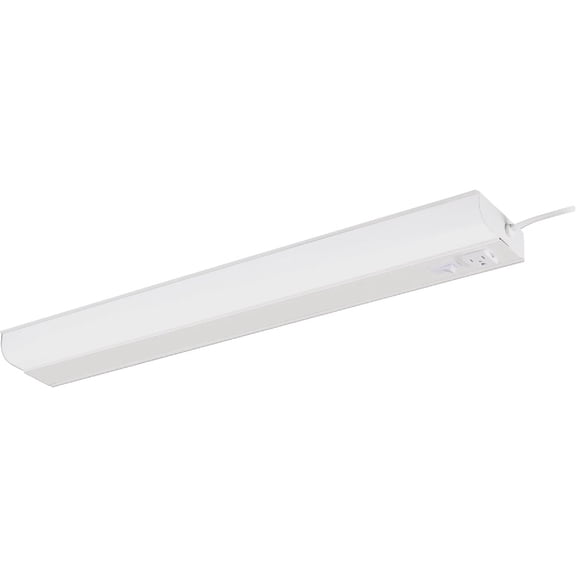 Good Earth Lighting G9124P-T8-WH-I Plug-In Under Cabinet Bar Fluorescent Lamp 25 W