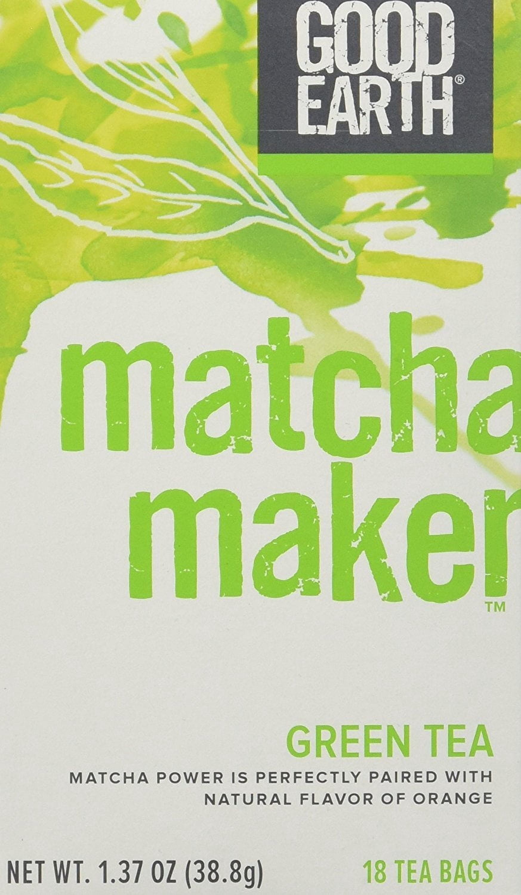 Good Earth Matcha Maker Tea 18 Bag - Pack Of 6