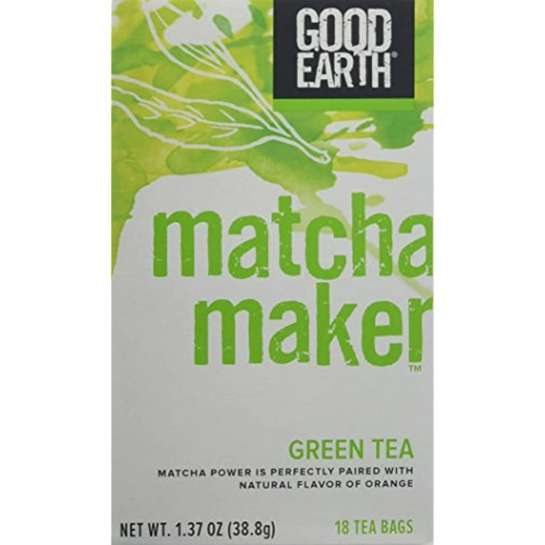  Good Earth Tea Matcha Maker, 18 Count (Pack of 3) : Grocery &  Gourmet Food