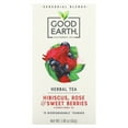 thumbnail image 1 of Good Earth Teas, Sensorial Blends, Herbal Tea, Hibiscus, Rose & Sweet Berries, 15 Biodegradable Teabags, 1.48 oz (42 g) Pack of 4, 1 of 2