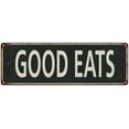 thumbnail image 1 of Good Eats Vintage Look Shabby Chic Gift Metal Sign 6x18 106180062038, 1 of 1