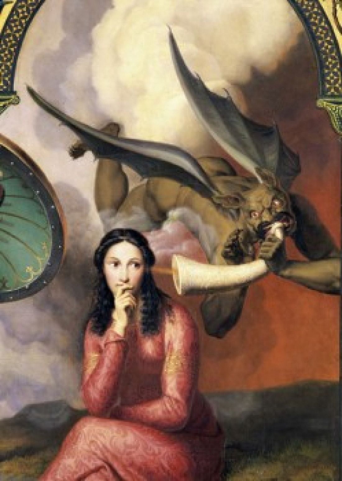 Good and Evil (Detail)  1832  Andre Jacques Victor Orsel (1795-1850French) Musee des Beaux-Arts Lyon France Canvas Art - Andre Jacques Victor Orsel (18 x 24)