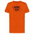 thumbnail image 1 of Good Evil Travel Signs Tee Men's -Image by Shutterstock, 1 of 1